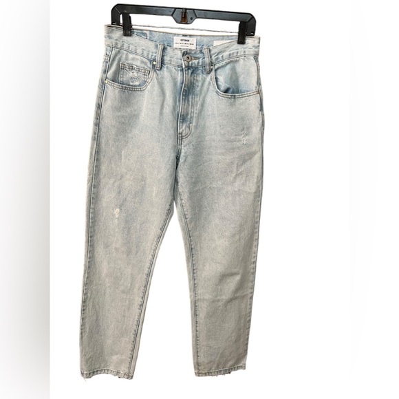 Cotton: On Dad Jean Denim 90’s Fit Light Wash Vintage Retro Look Size 4 - Picture 2 of 6